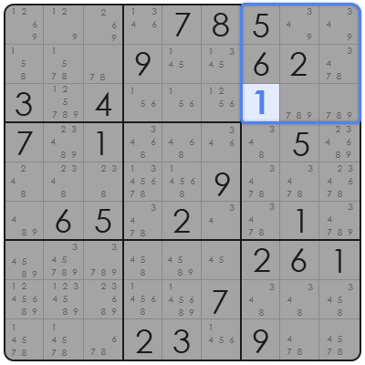 sudoku box line reduction